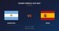 Argentina vs Spain Tickets - Rugby World Cup 2027 Melbourne