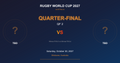 Rugby World Cup 2027 Quarter-Final 2 Tickets | Brisbane