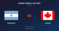 Argentina vs Canada Tickets - Rugby World Cup 2027 Brisbane