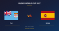 Fiji vs Spain - Rugby World Cup 2027 Newcastle
