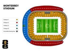 FIFA World Cup 2026 Tickets | Tunisia vs Japan | Match 36 - Estadio BBVA, Guadalupe